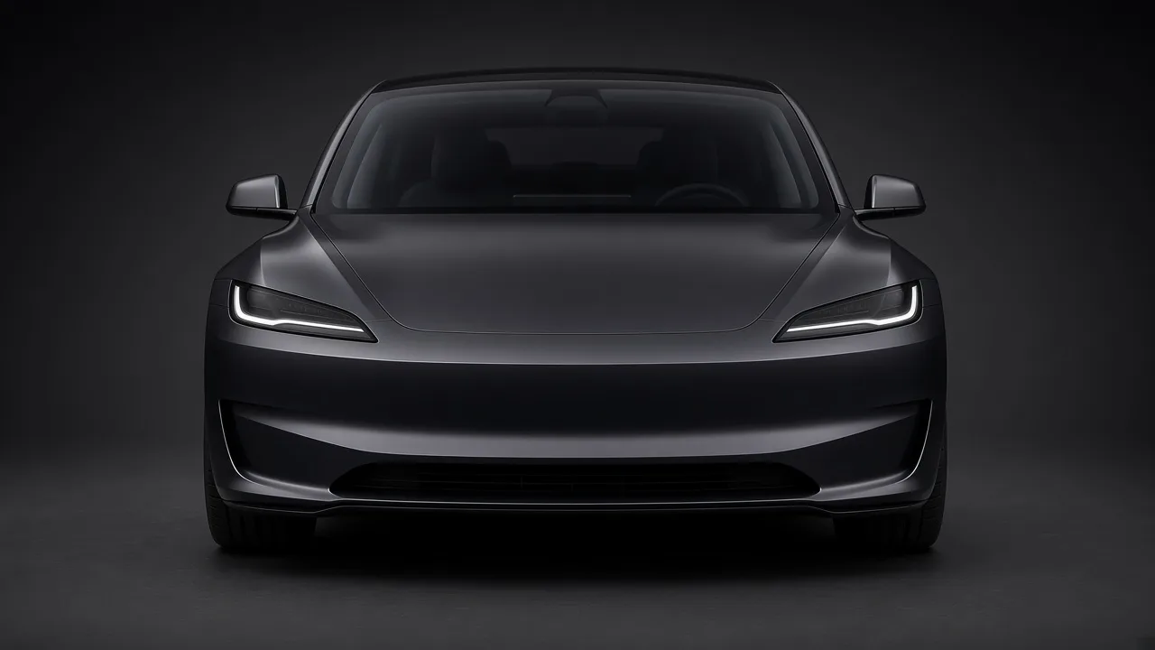 Tesla Model 3 front view