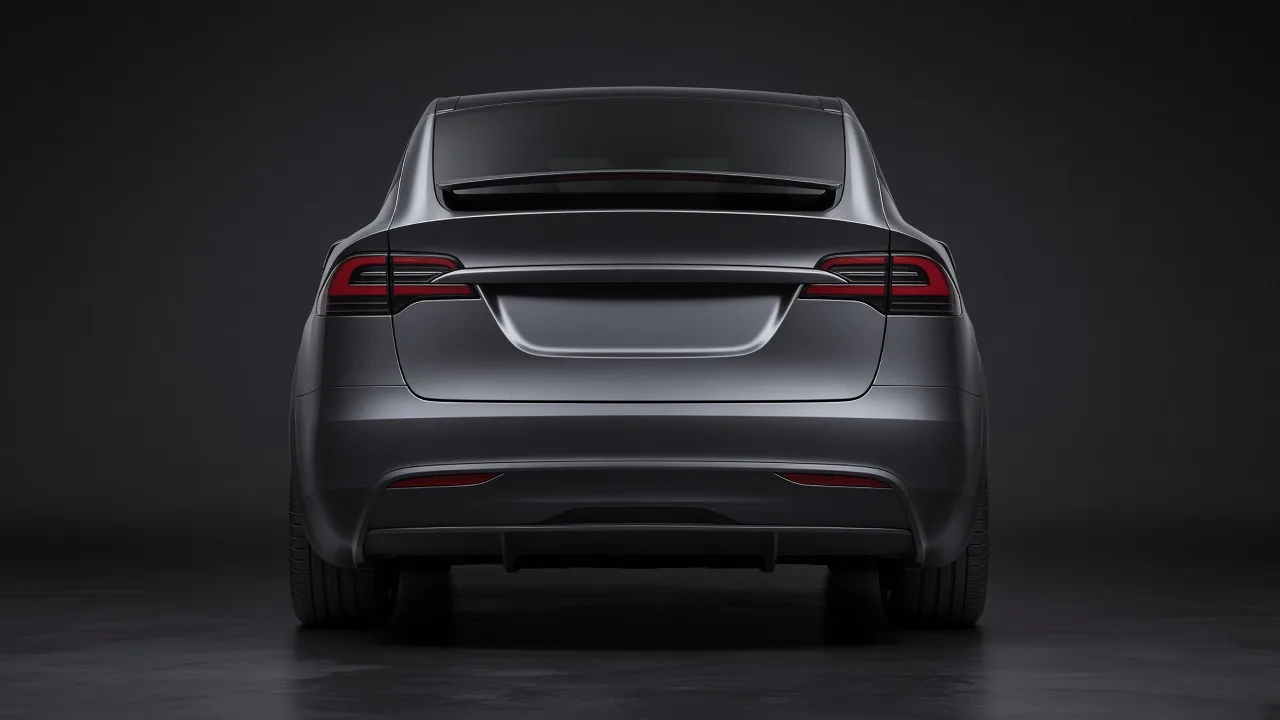 Tesla Model X rear view