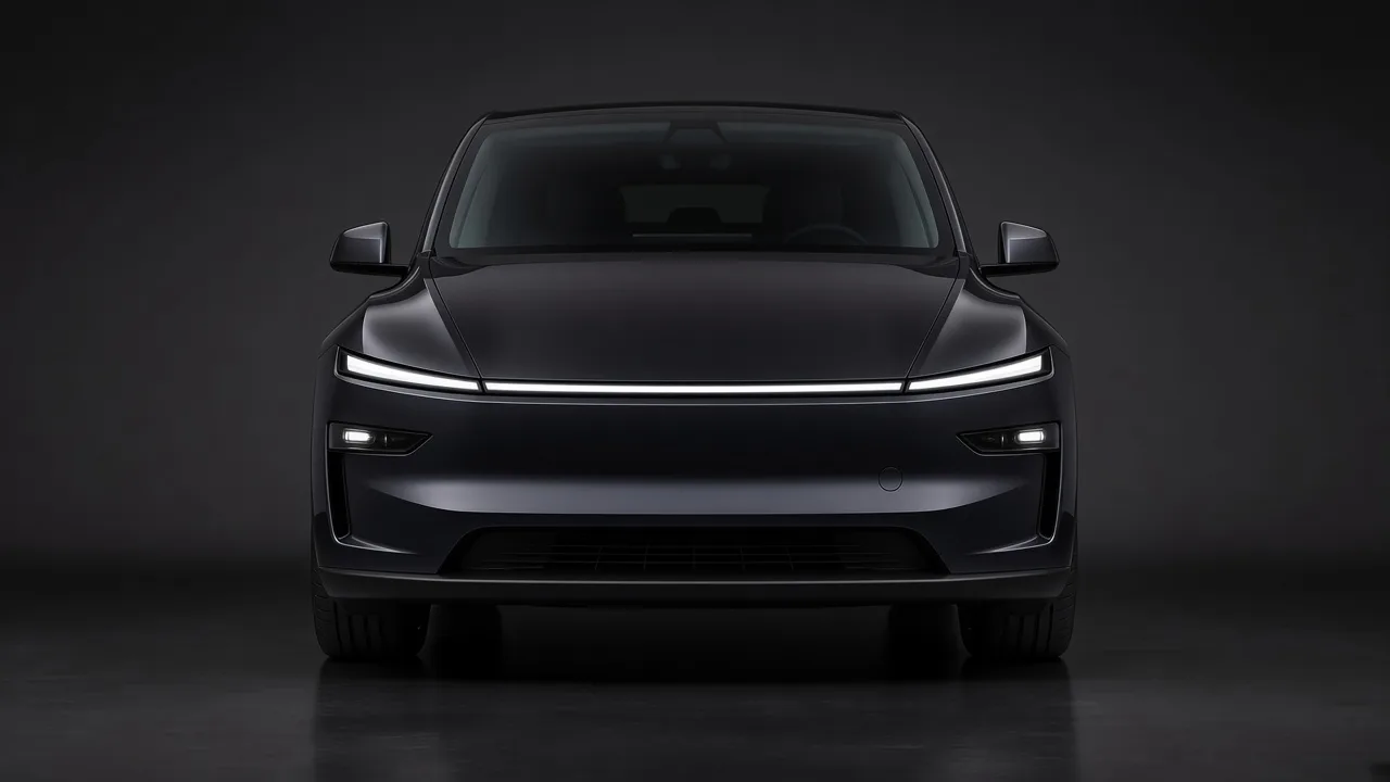 Tesla Model Y ready for a Christmas light show